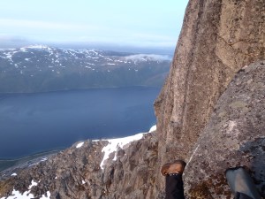 "Vuorilla on jotenkin vaikeaa saada horisontti suoraan."